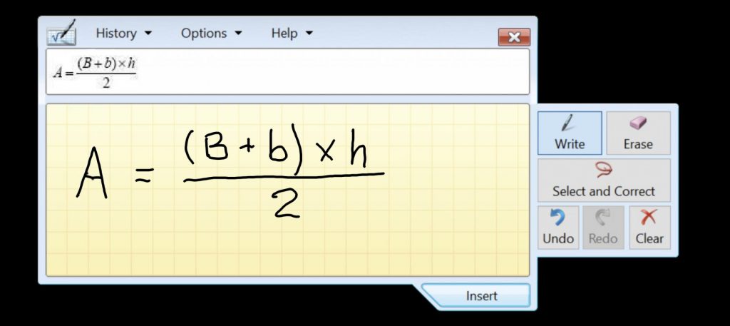 math input panel - How to enter bra-ket notation in MS OneNote? - Super User